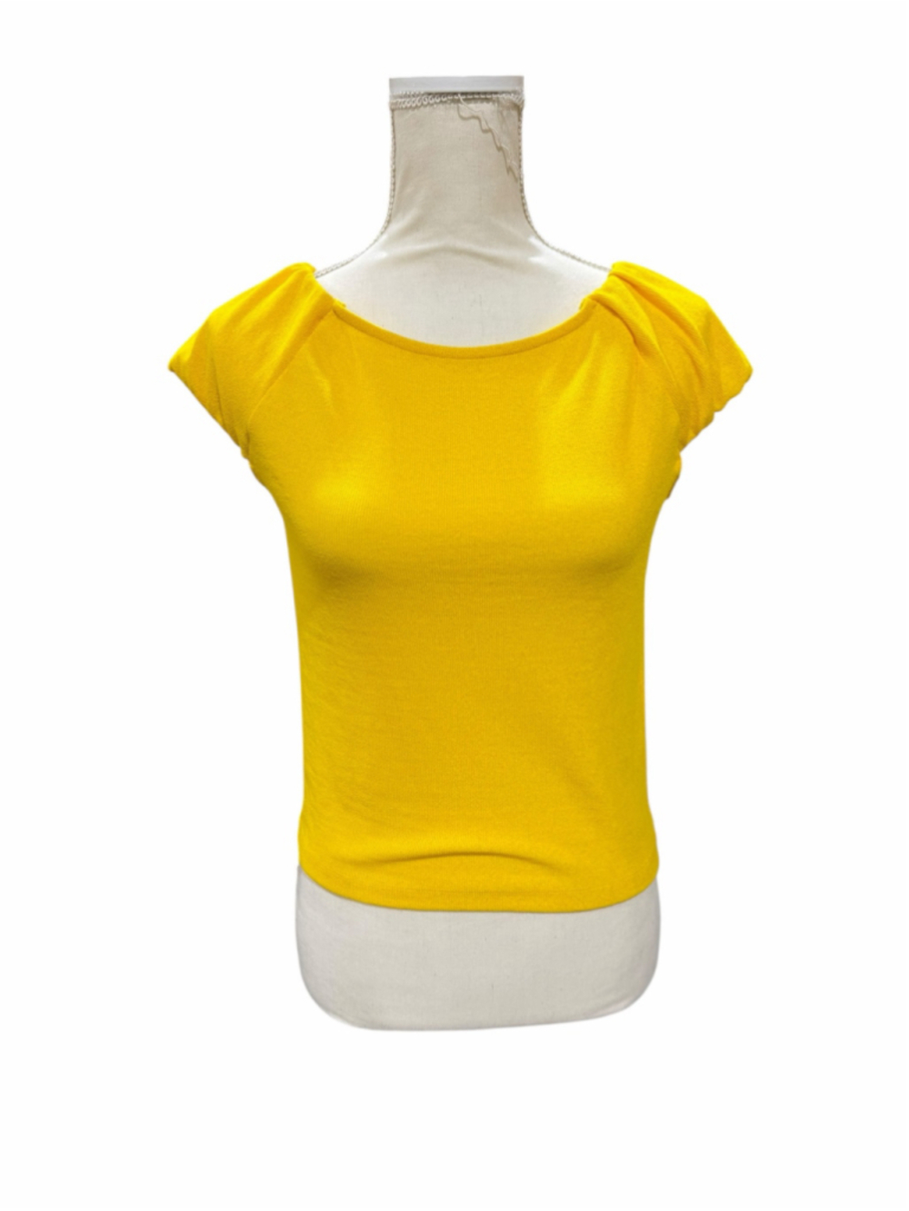 Women's MNG Yellow Short Sleeve Tee Size XS